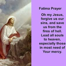 Image result for prayer of Fatima