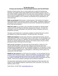 If you're looking for some fresh, new ideas for your english this is a very good activity for intermediate language learners. Nc Dpi Book Study Teaching English Language Learners
