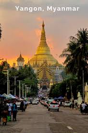Driving Into Downtown Yangon Myanmar Myanmar Travel Yangon Yangon Myanmar