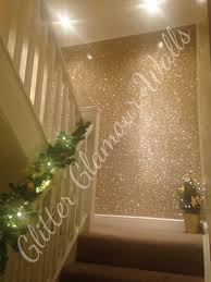 Hgtv says if you mix a gallon of glue with glitter, then paint with it the glue will dry clear. Glitter Wallcovering Glitter Glamor Walls Glitterwalls Glamor Glitter Glitterwalls Wallcover Glitter Wallpaper Bedroom Glitter Accent Wall Glitter Room