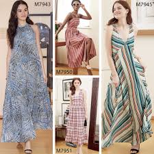 Mccall S Maxi Dress Patterns Dress Sewing Patterns Free Stitching Dresses Maxi Dress Pattern