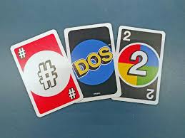 With the wild dos card to make a double number match. Dos Mattel S Uno Card Game Sequel Is Bad Here S Why