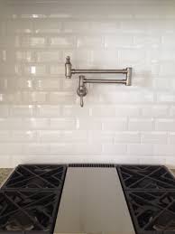 Dal Tile Ritten House Bevel Subway 3x6 Arctic White Glossy Grout Bright White Beveled Subway Tile Kitchen Beveled Subway Tile Backsplash Subway Tile