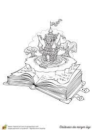 page 20 sur 24 hugolescargot com coloriage chateau moyen age de fleurs benjamin