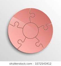 Puzzle piece puzzle clip art image. Puzzle Five Piece Business Presentation Pictogram Circle Infograph 5 Step Puzzle Round Process Diagram Secti Business Presentation Pictogram Puzzle Template