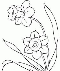 We've custom drawn all of these and they include lots of your favorite spring things like rainbows, flowers, birds, bunnies and. Spring Flowers To Color And Print Coloring Home