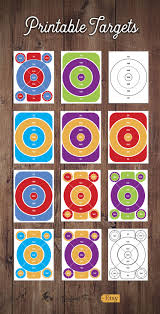Bulls Eye Printable Shooting Target Target Practice Foam Dart Target Toy Target Bulls Eye Practice Shooting Range Bulls Eye Shooting Targets Target Practice Shooting Shooting Range