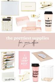 The Prettiest Accessories For Your Office Teresa Caruso Pretty Office Supplies Work Desk Decor Office Desk Decor