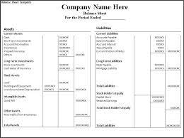 Financial Statement Template Balance Sheet Format Balance Sheet Template Balance Sheet Statement Template