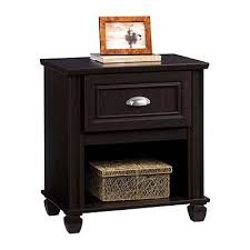 Dark Russet Cherry Nightstand Big Lots Masculine Decor Wainscoting Panels Cherry Nightstand