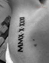 The numbers are used to attract good luck. 10 Number Tattoos On Shoulder