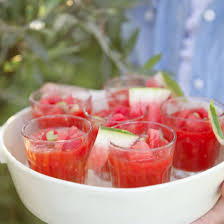 Gaspacho De Pasteque Concombre On Veut Un Gaspacho Original Pour L Ete Elle A Table Recette Pasteque Gaspacho Gaspacho Original