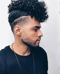 Curly Man Bun With Undercut Man Bun Curly Hair Curly Hair Photos Curly Hair Styles