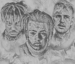Juice Wrld Rapper Art Cartoon Drawings Drawings