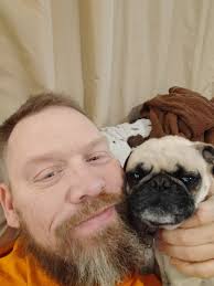 Hi all! I just wanted to introduce myself & share a couple photos... this  is Max, our 2 1/2 yr old pug. He's been a great companion & brings us alot  of laughs.