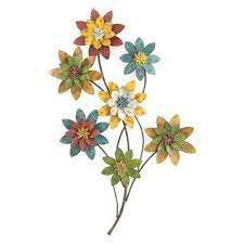 Multi Color Metal Flower Branch Wall Decor Shop Hobby Lobby Branch Wall Decor Shop Decoration Metal Flowers