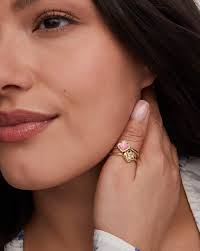 Mallory Rose Gold Ring Set