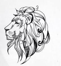 Quick Lion Line Drawing Tattoo Design By Lrw Tattoodesign Lion Illustration Line Drawing Tattoos Tattoo Drawings Tattoo Design Drawings