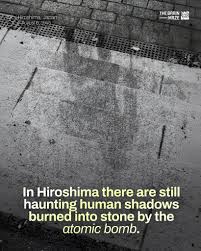Image result for hiroshima human shadow