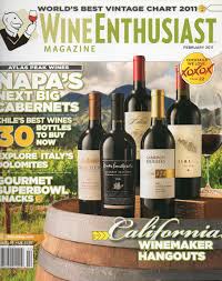 Wine Enthusiast February 2011 Magazine Worlds Bestvintage