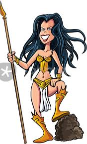 Cartoon Female Warrior Comic Art Prints And Posters By Anton Brand Artflakes Com You will find charming male and female characters with different. artflakes