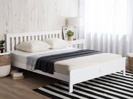 The beaumont wood bed frame features a tall solid oak wood headboard for comfortable backrest with its weathered gray finish, this bed has a rustic natural beauty. Wooden Beds Up To 70 Off Beliani De