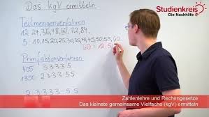 Mathematik ii tauschboerse unterricht dokumentation : Kleinstes Gemeinsames Vielfaches Kgv Berechnen