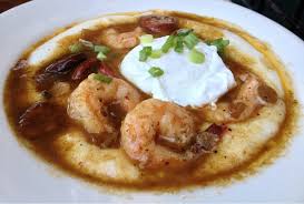 Spicy Shrimp And Grits With Andouille Sausage Redeye Gravy Recipe Andouille Sausage Andouille Food Network Recipes