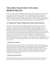 Pentingnya sektor pertanian dalam perekonomian indonesia dapat dilihat dari aspek kontribusi terhadap produk domestik bruto (pdb), penyediaan lapangan kerja, penyediaan penganekaragaman tanaman, kontribusi untuk mengurangi jumlah. A Pengertian Negara Maju Dan Negara Berkembang
