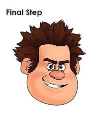 Draw Wreck It Ralph Final Step Disney Drawings Cartoon Drawings Disney Drawing Tutorial