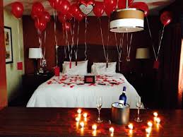 What can you enjoy at a staycation with your partner? Romantic Rose Petals And Candles Decorations Eventmasters