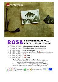Met wedstrijden, informatie en extra's van je favoriete programma's. Werkstattfilm Rosa Eine Unsichtbare Frau Een Onzichtbare Vrouw