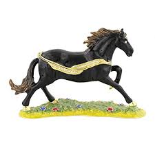 The black stallion, known as the black or shêtân, is the title character from author walter farley's bestselling series about the arab stallion and his young owner, alec ramsay. Wwid Black Horse Stallion Trinket Box Figurine Ornament 9 Cm Buy Online In Bosnia And Herzegovina At Bosnia Desertcart Com Productid 54608887