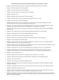 Misalkan yohanis tiron rabu legi = rabu 7 dan legi 5, 7 + 5 = 12. Hari Baik Dan Buruk Berdasar Kalender Hijriyah Islam