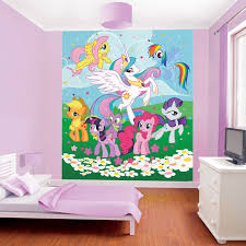 Foto Tapetai My Little Pony Friendship Is Magic Www Maziai Lt My Little Pony Bedroom Childrens Bedrooms Diy Pony Wall