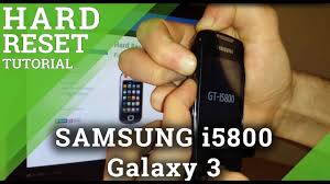 Hard Reset SAMSUNG i5800 Galaxy 3, Mehr ...