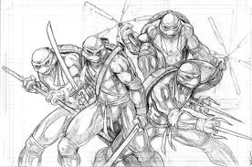 Teenage Mutant Ninja Turtle Sketch Drawing Turtle Sketch Ninja Turtle Drawing Ninja Turtles