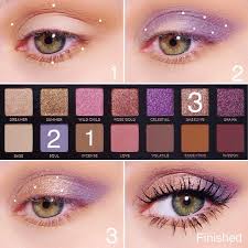 Step By Step 1 Incense Transition And Lower Lash Line 2 Soul Crease And Outer Corner 3 Dazzling Inner Corn Eye Makeup Eye Makeup Steps Eyeshadow Makeup