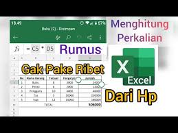 Namun ada beberapa perbedaan jika anda terbiasa menggunakan mouse dan keyboard. Video Excel Hp