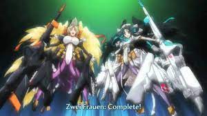 Kyoukai Senjou No Horizon Margot And Gacchan Scene One Of My Favorite Scenes From Kyoukai Senjou No Horizon Note I Own N Fish Pet Halloween Wreath Halloween