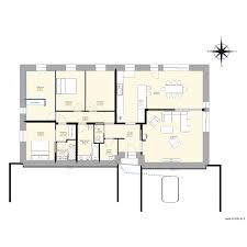 Il s'agit d'une maison de plain pied d'environ 150m2 avec un garage double et une terrasse. Maison Positive 4 Chambre 150m2 Plan 16 Pieces 151 M2 Dessine Par Substanable
