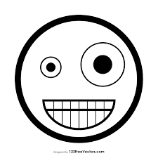 Zany Face Emoji Outline Clipart Depicted as a shaggy… emoji meaning a goat, a sturdy, hoofed animal raised for its meat and milk. 123freevectors