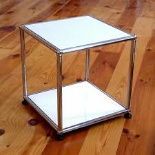 Rolltisch mintgrün mit 2 holz böden 65x50x35cm metallgestell eckig beistelltisch. Usm Haller Tisch Beistelltisch Regal Mittelgrau Couchtisch Grau 35x35 Eur 298 00 Picclick At