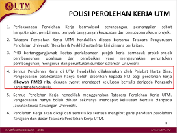 Penulis akan memberikan beberapa tips buat kamu agar bisa membuat surat lamaran kerja sendiri. Polisi Dan Tatacara Perolehan Kerja Utm Ppt Download