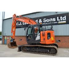Hitachi Zx135us 6 With Blade Crawler Excavator Used Machines From Cj Leonard Sons Ltd Uk