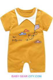 Summer Cotton Baby Romper Baby Gear City Baby Summer Rompers Baby Pajamas Baby Boy Pajamas