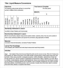 sample liquid measurements chart 7 free documents in pdf