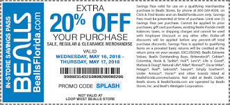 20 Off Coupon Bealls Coupons Shopping Coupons Print Coupons