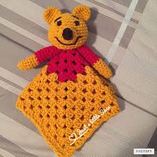 Well you're in luck, because here they come. Winnie The Pooh Lovey Blanket Crochet Security Blanket Crochet Pattern Crochet Projects Lovey Pattern