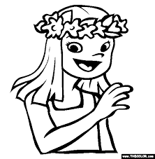 May is the month of mary, and the may crowning is a traditional way to celebrate the blessed mother! May Day Crown Coloring Page Free May Day Crown Online Coloring